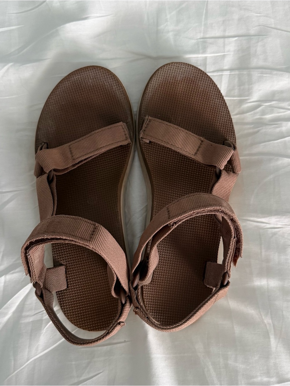 Teva Women's Brown Midform Outdoor Strappy Sandals